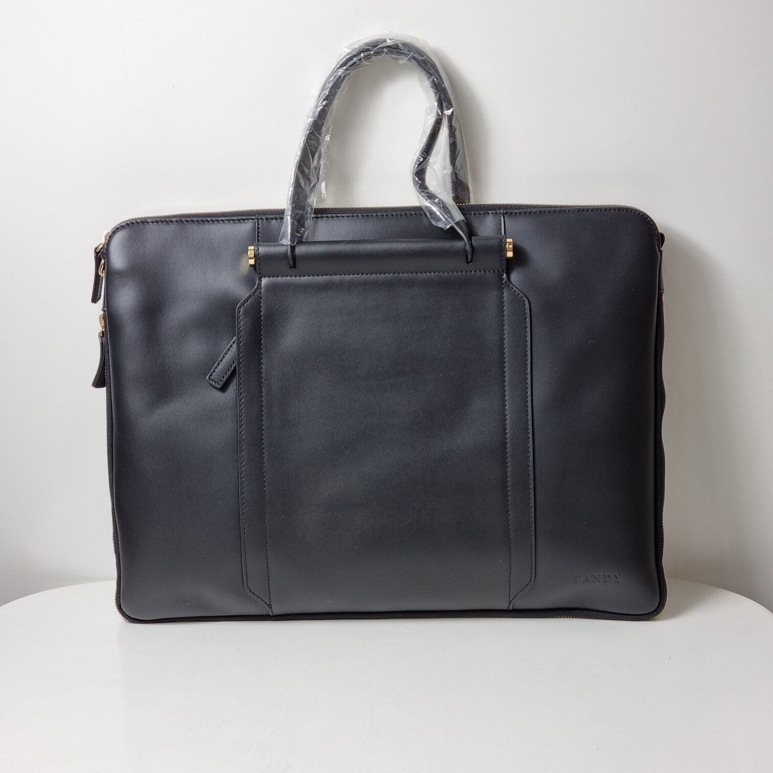 Tandy Men's Simple Cowhide Briefcase B5404004SB1