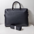 Tandy B5605305 Men's Premium Leather Briefcase Compatible for Crossbody Business