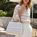 Mint Combì Crocodile Print Mini Tote Bag 2WAY Crossbody Bag