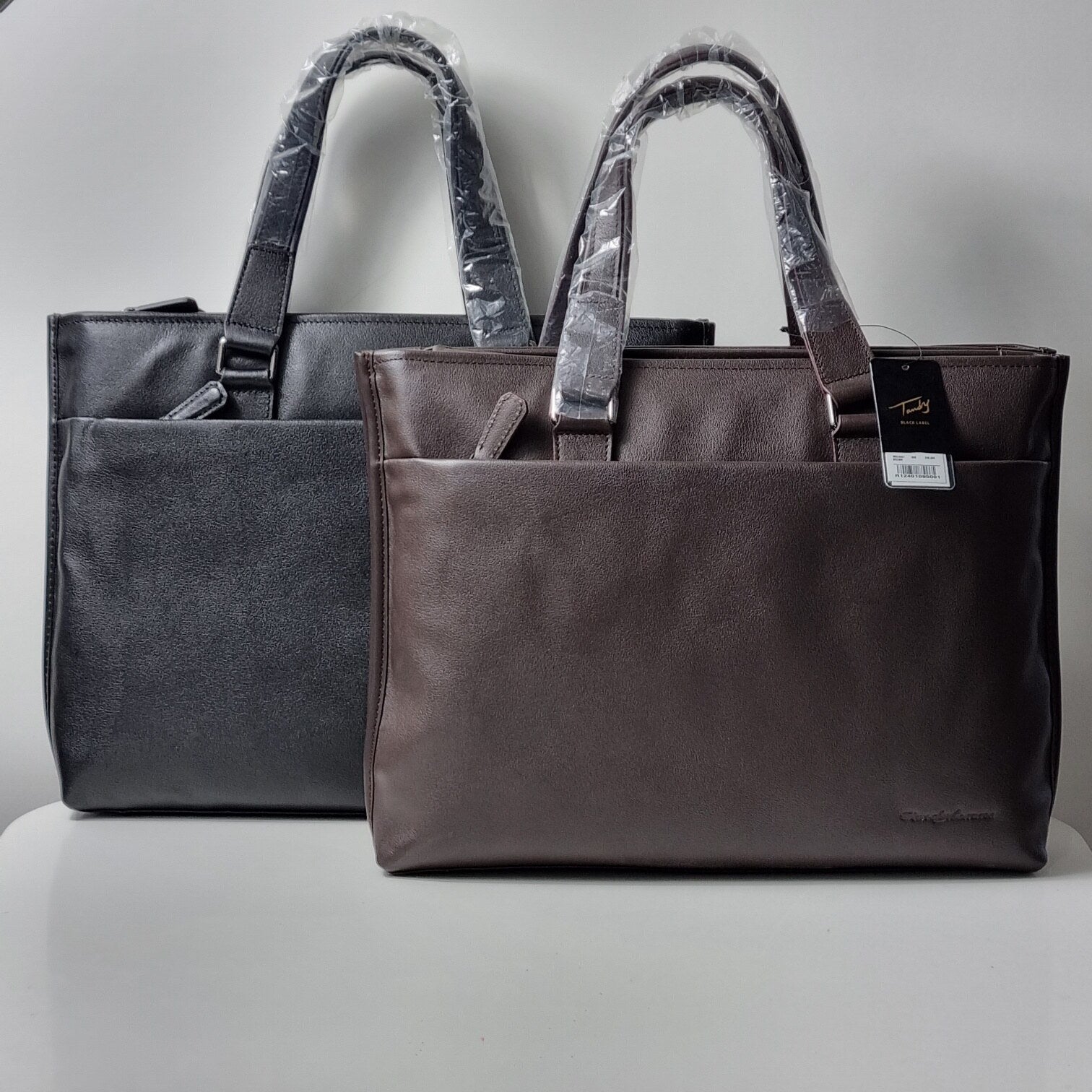 Tandy CentralSejong men simple cow leather briefcase MSB24301V