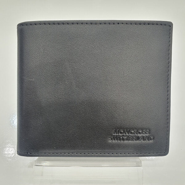 Monkros Men's Horizontal Card Wallet Natural Cowhide Leather AM2102-1IC