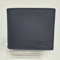 Monkrose Natural Calf Leather Saffiano Horizontal Men's Wallet AM2102-5-BLUIC