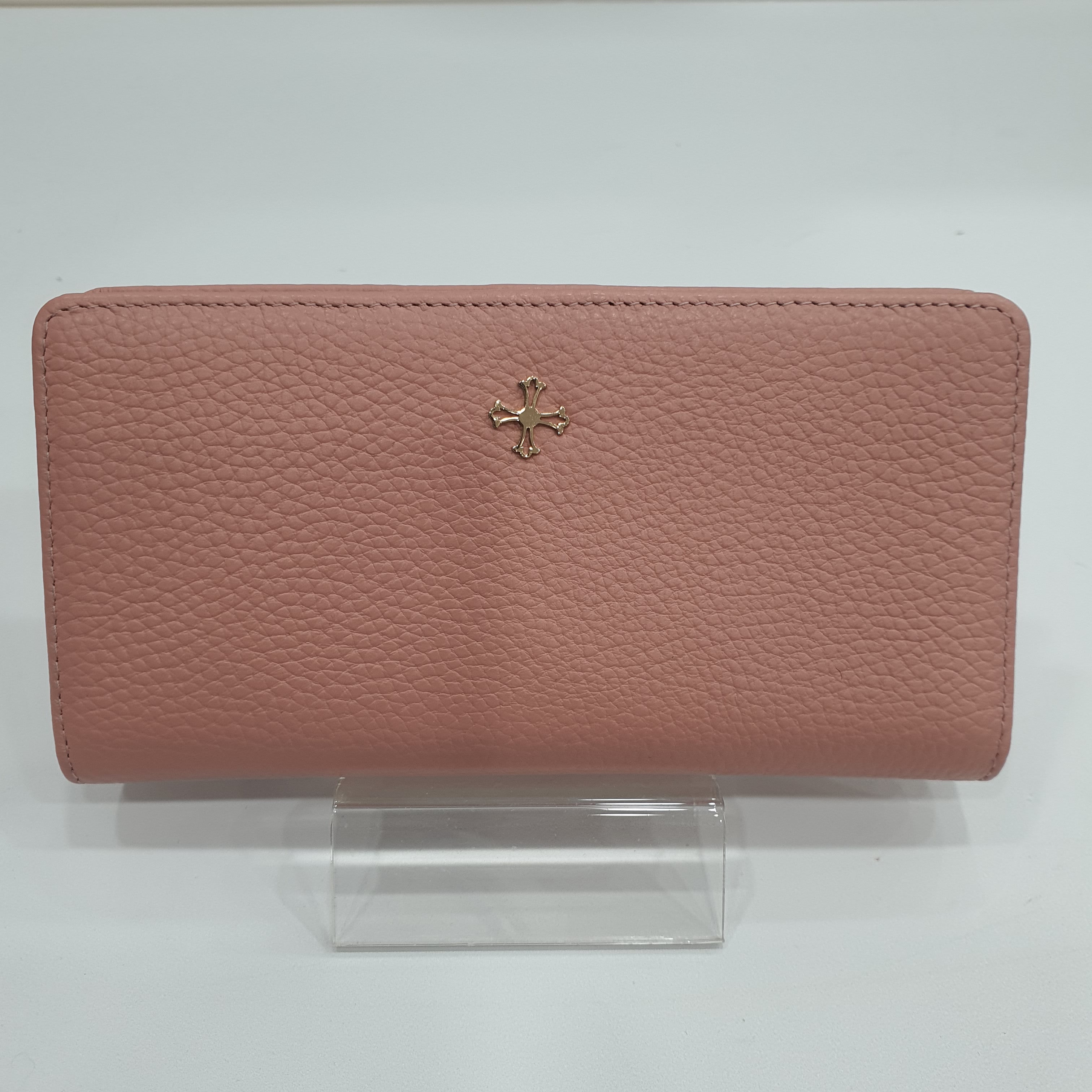 Moncroce Women's Slim Card Holder Cowhide Long Wallet AW8055-PIC
