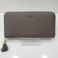 Monkcross Natural Leather Tesla Point Women's Zip Wallet AW8061-GIC