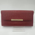 Monkross Natural Leather Cube Gold Trim Women's Wallet AW9159-RIC