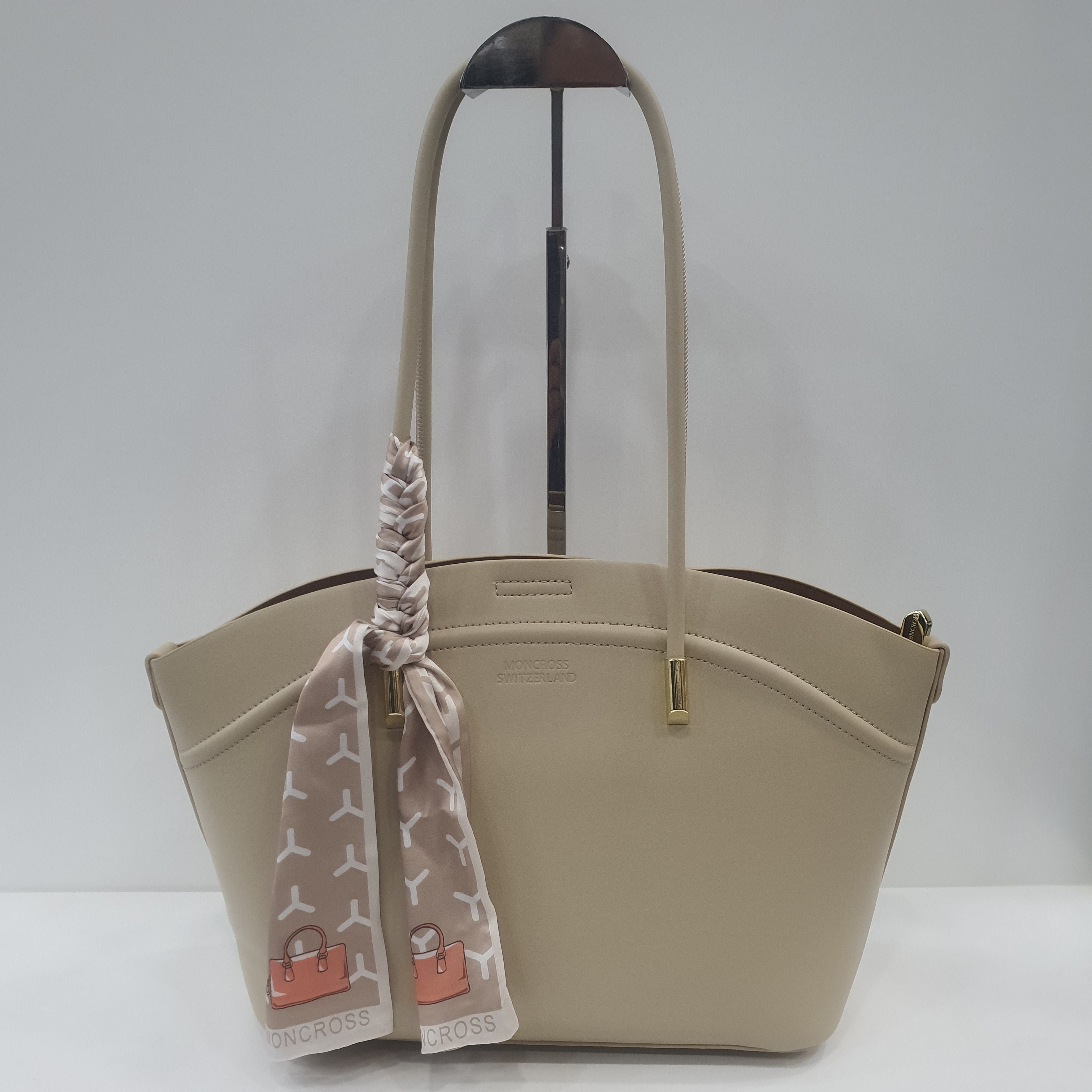 Monkcross New Style Scarf Decoration Shoulder Bag WT6921-BE