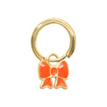 Wilhelmina Garcia Orange Ribbon Drop Earrings SS22015-ORANGE
