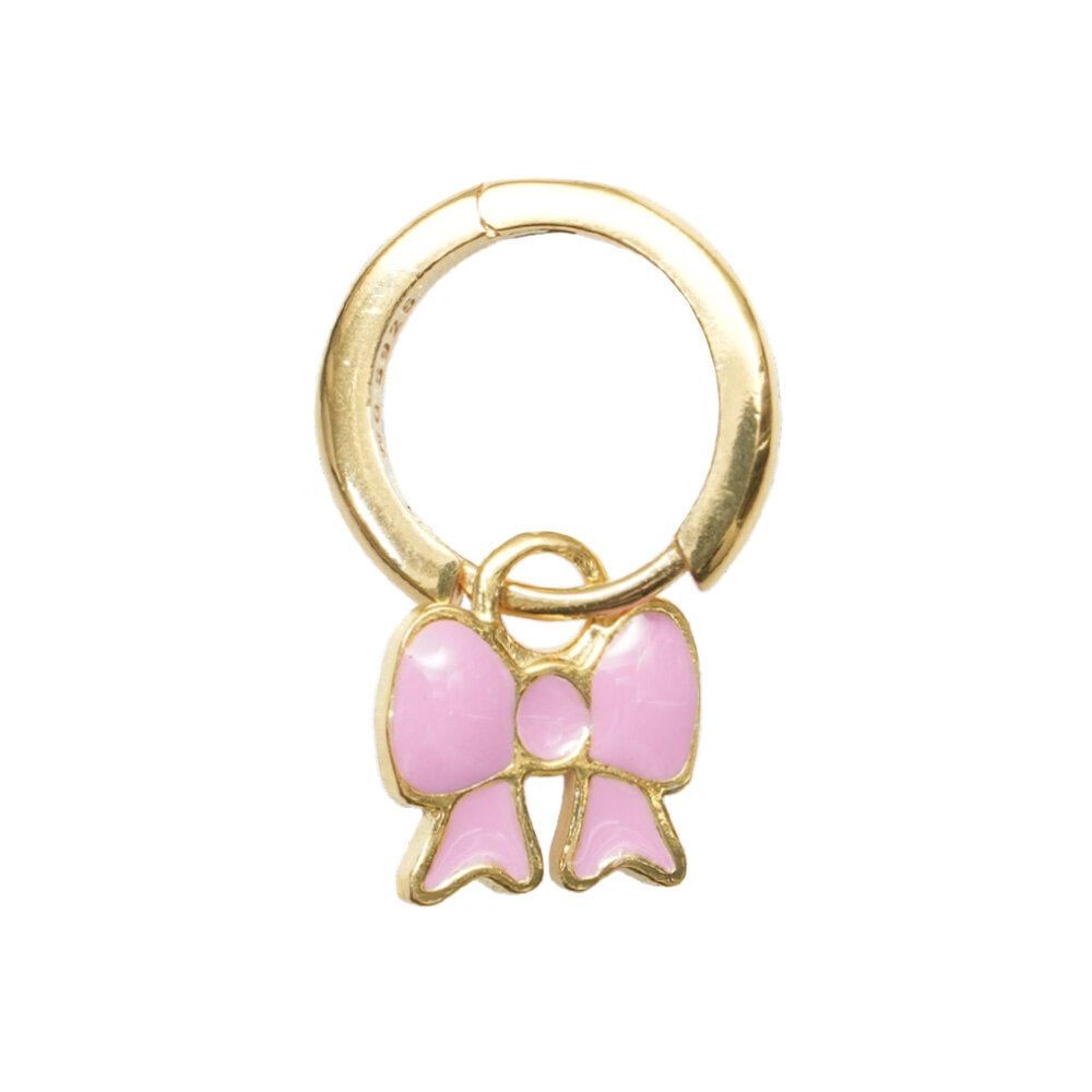 Wilhelmina Garcia Pink Ribbon Drop Earrings SS22015-PINK