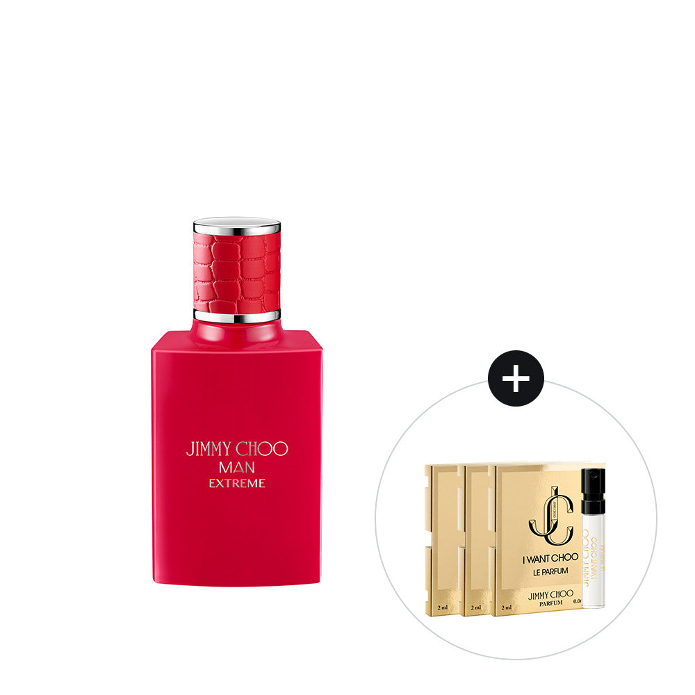 JimmyChoo Men Extrem EDP 30ML+3 Samples Included