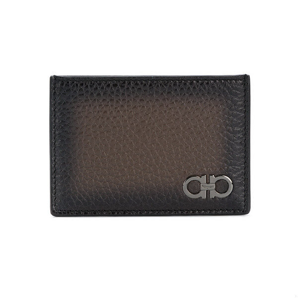EditorShop Drucks [Salvatore Ferragamo] Ferragamo 23SS Double Gancini Card Wallet Brown 66-A075 0685