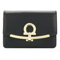 EditorShop Druxt Salvatore Ferragamo Ferragamo 24SS Gancini Clasp Keyring Wallet Black 22-D198 06833