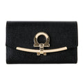Edit Shop Drugs Salvatore Ferragamo Ferragamo 24SS Gancini Flap Key Case Wallet Black 22-D151 068332