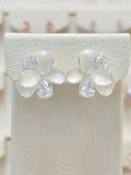 Bolare Savezone03 Milky Bloom Silver Stud Earrings YASSS1926Y (49069623)