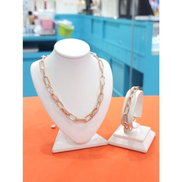 Rodem Jewelry Rodem SaveZone05 Elegance Layered Chain Necklace Set RDA24030113 (27734286)