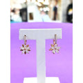 Rodem Jewelry Rodem Save Zone05 Elegance Flower Earrings (Rose Gold) RD26030025