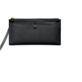 HS Life Wallet Money Clip Card Holder Zipper Card Clutch Sleeve Bag Women Thin Black