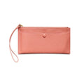HS Life Women's Pink Slim Wallet Card Holder Money Clip Zipper Long Bag