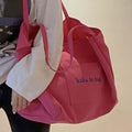HSLife Eco Bag Canvas Bag Cloth Bag Casual Female Pocket Lettering Design