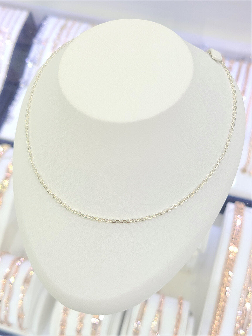 Pichichi Silver 925 Men's and Women's Necklace Chain SS12J103171-7Twist Chain-42cm