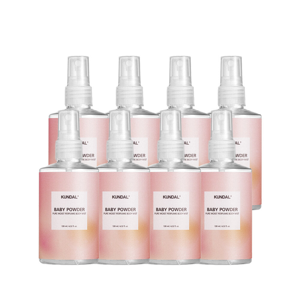 Kundal Pure Body Mist Baby Powder 128ml x 8