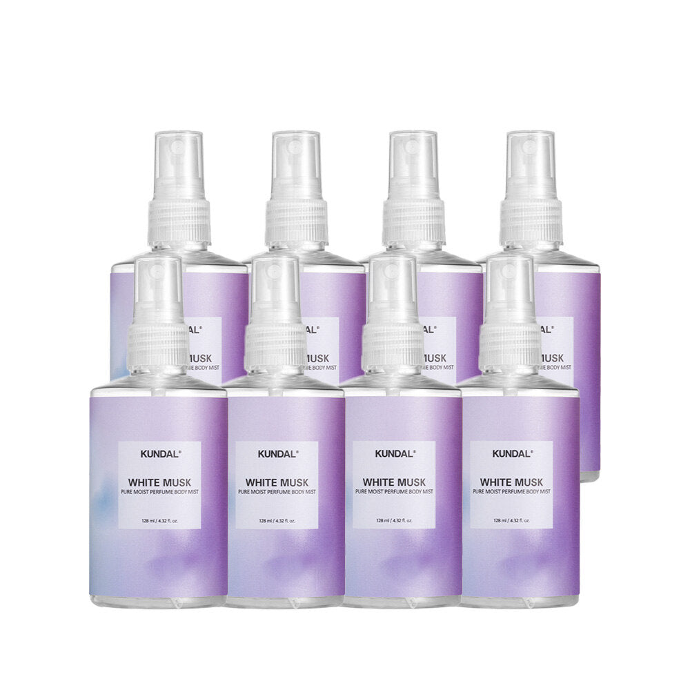Kundal Pure Body Mist White Musk 128ml x8
