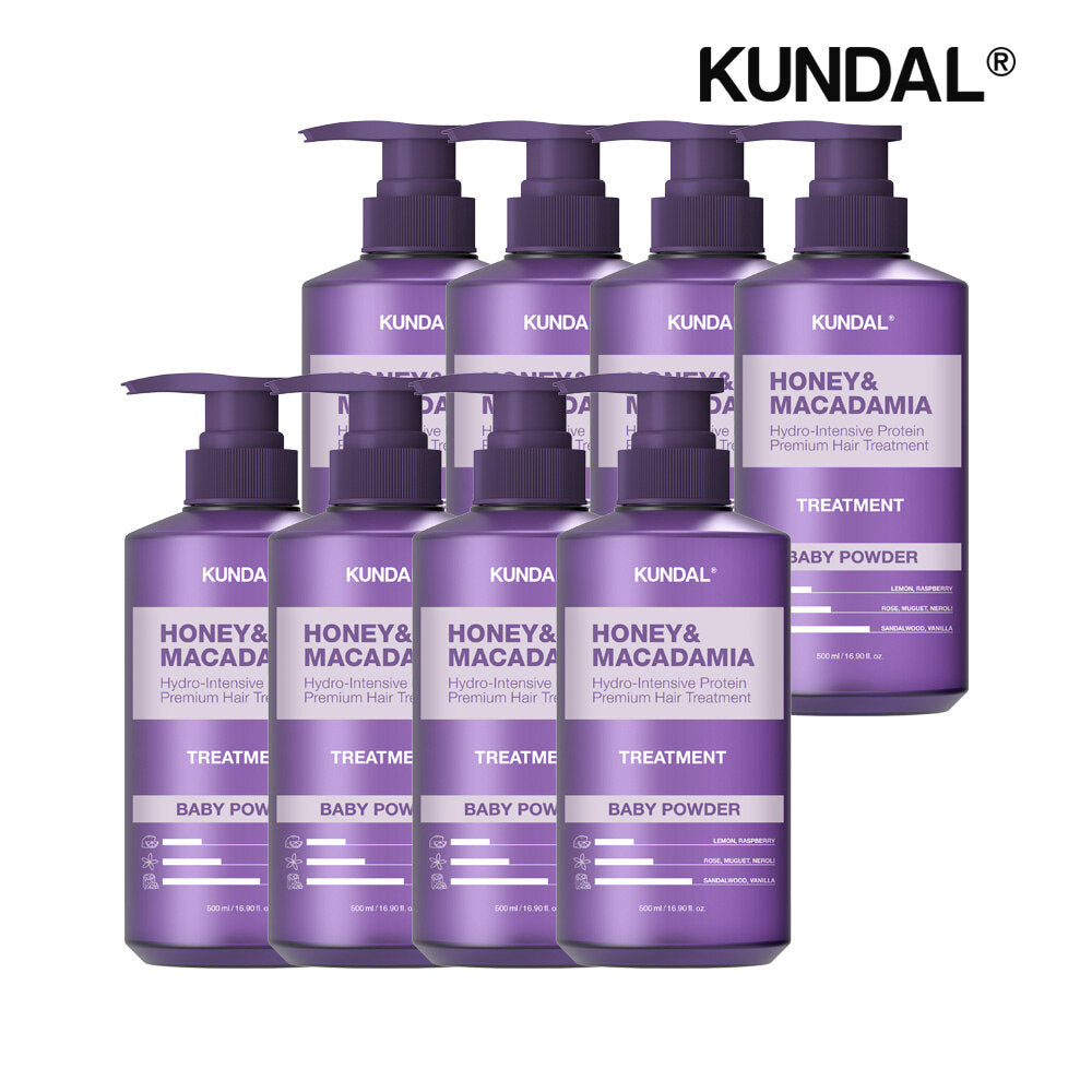 Kundal Honey & Macadamia Protein Treatment Baby Powder 500ml x8