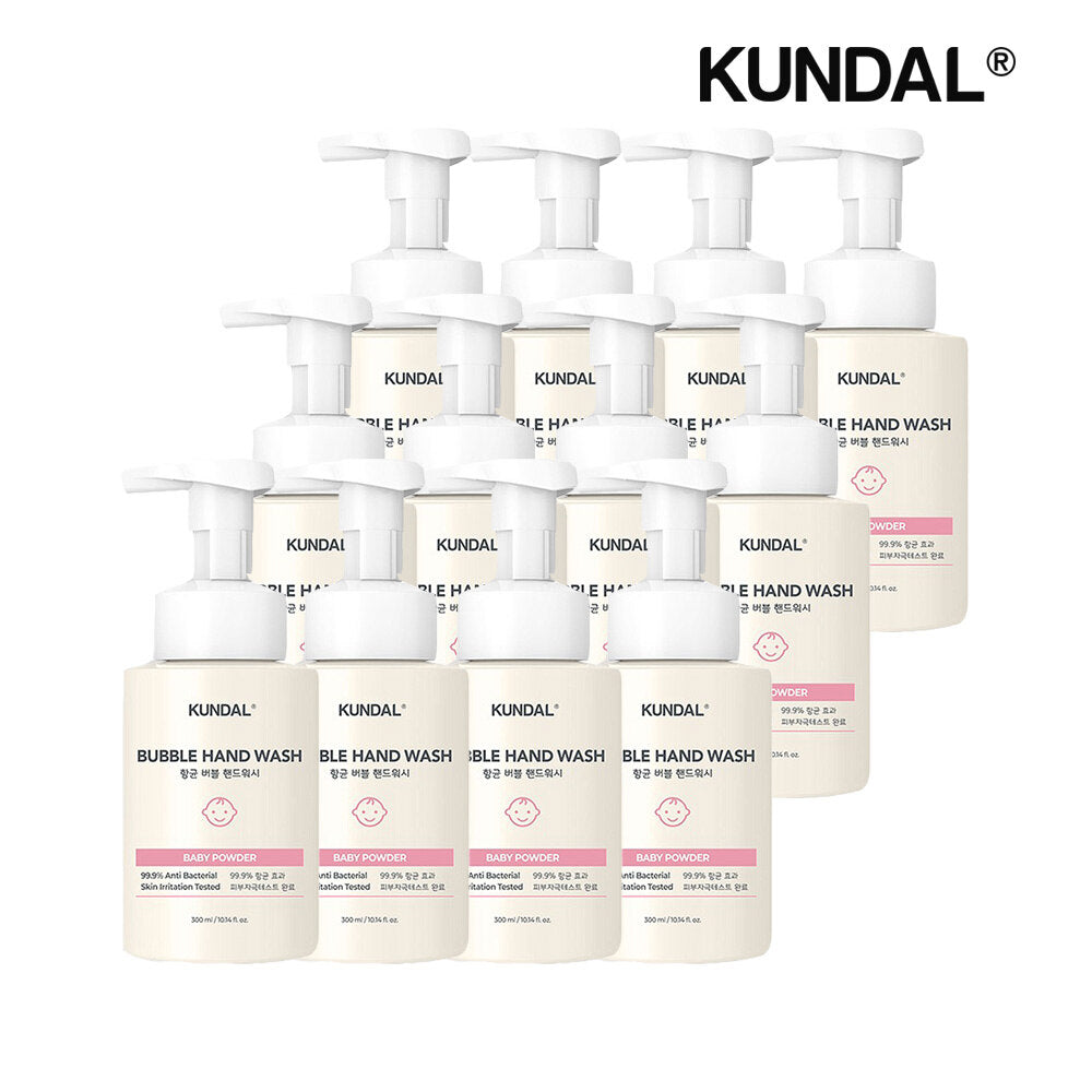Kundal Pure & Safe Bubble Hand Wash Baby Powder 300ml x12