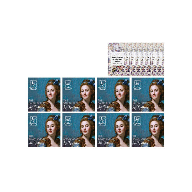 More Salon Color Art Gallery Hair Dye Pure Gray Cover Self-Dye Kit 8+ Sample 8