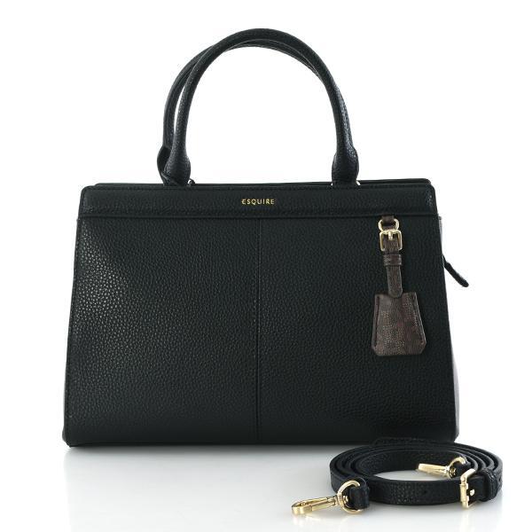 Squaia ECFSHB870BK Ople Mbo Charm Tote Bag 870