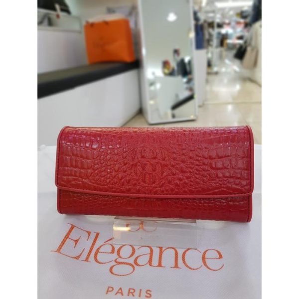 Elegance Savezone08 Crocodile Pattern Women's Leather Wallet BIFW04AR (10514703)
