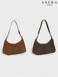 Studio Cera Sophie Suede Shoulder & Crossbody Bag H25H1045 2color
