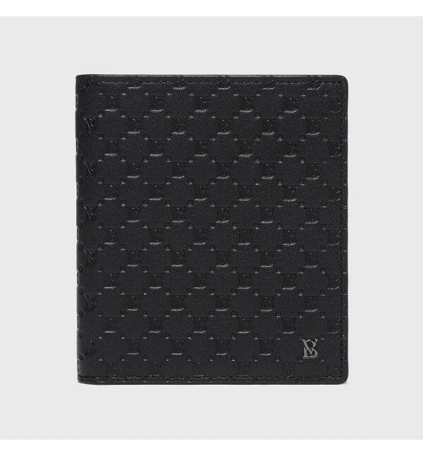 Benavero Alex Soft Emboss Leather Wallet Black