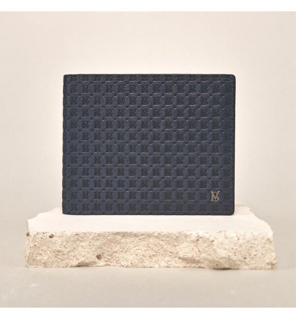 Benvevero Edgar Chest Leather Wallet Navy