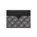 Benobero Pyramid Pattern Card Wallet Black OKF1ACP5101K1