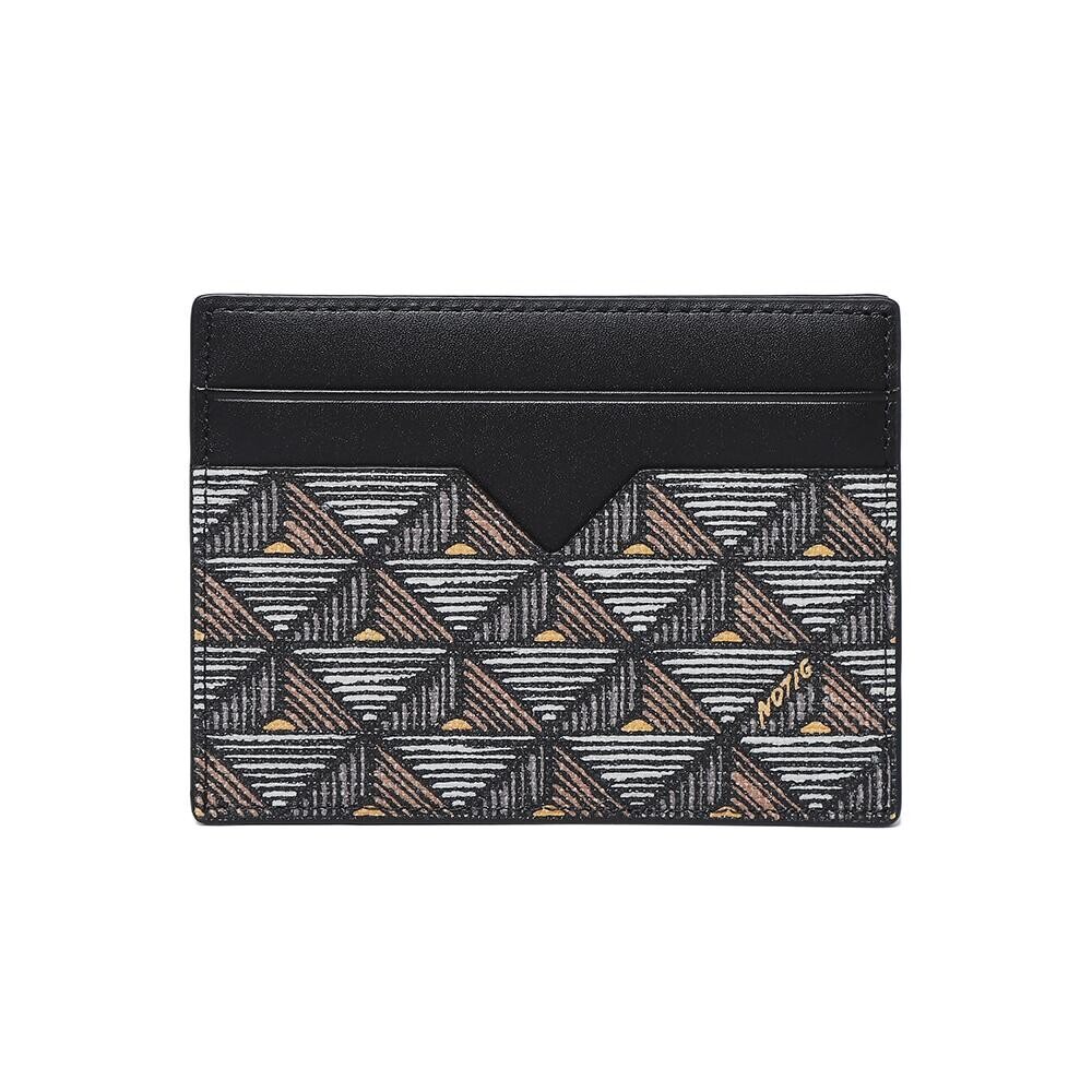 Benobero Pyramid Pattern Card Wallet Black OKF1ACP5101K1