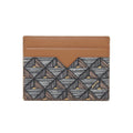 Venovere Pyramid Pattern Card Wallet Brown OKF1ACP5101W1