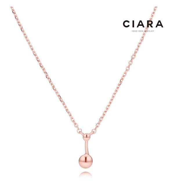 Ciara Silver925 Calabria Circle Pin Necklace
