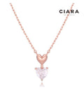 Ciara Silver925 Calabria Double Heart Necklace
