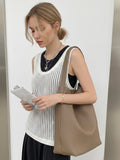 Loosurna Abelin natural leather shoulder bucket bag shopper bag M198