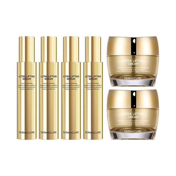 Dermacure Ultra Lifting Serum 80ml x4 + Cream 50ml x2
