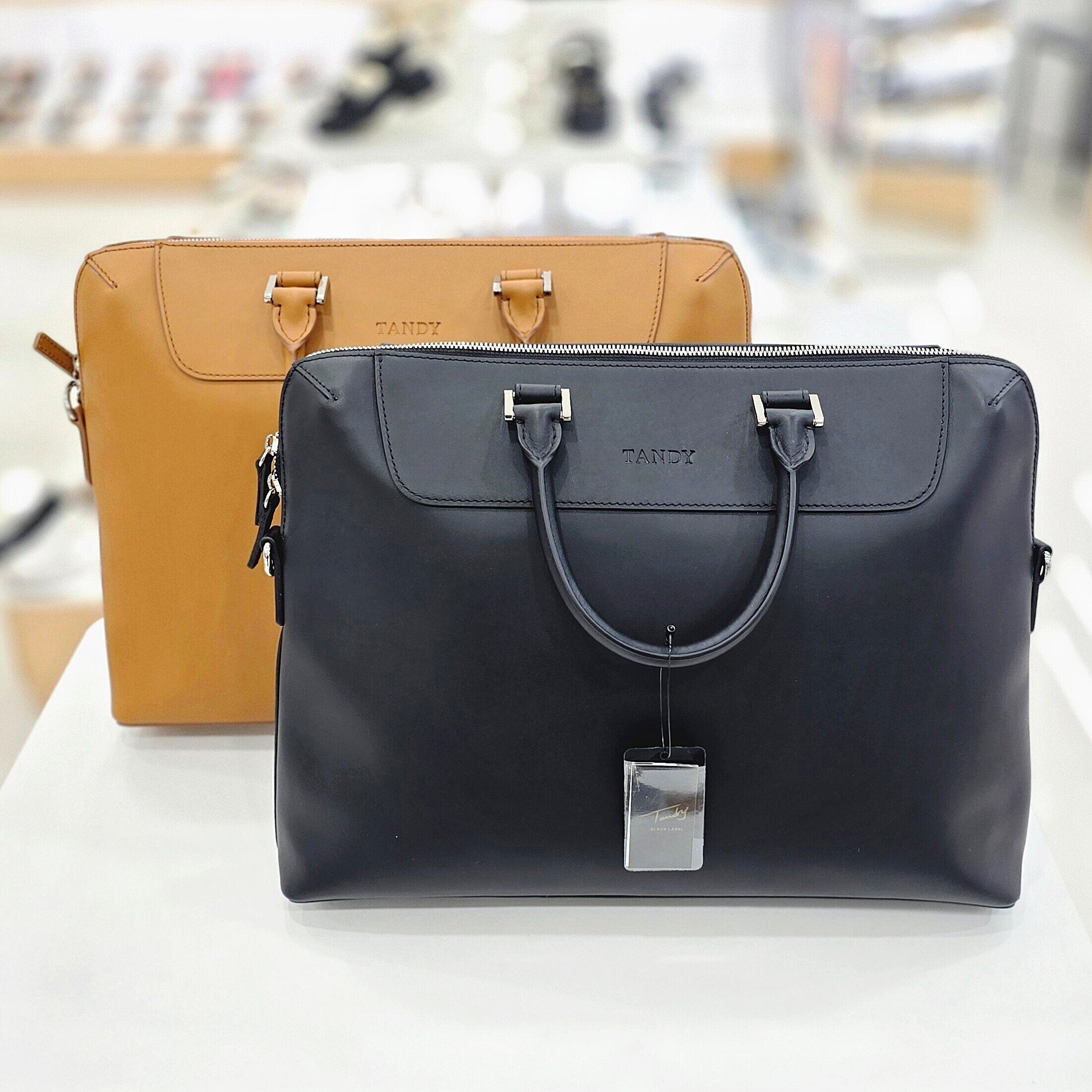 Tan deer leather briefcase TD56M0B5305CO34HDD