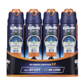 Seventhlys (7js) [OF42Q421] Fusion Proglide Sensitive Shaving Gel 4pcs (12109676)