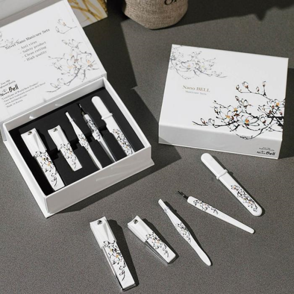 SeventhJs (7js) OFJ70PS4 Metal Silver Nano Nail Clipper 5-Pack (12122720)