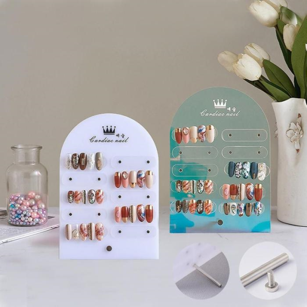 Seven J's (7js) [OFKO312O] Nail Art Magnetic Acrylic Plate Pre-installed Display Plate Set (12138845