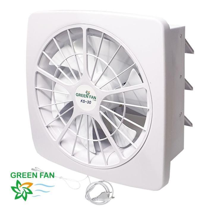 SevenJs QNR589X856 High-end exhaust fan Low-noise shutter-type GreenFan KS30 30cm (36821858)