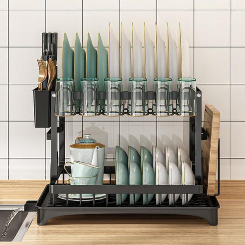 7js QNST35B056 sink rack double dish dryer 2-tier (36873441)