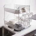 SeventhJs (7js) QN34W24C56 dish drying rack basic/washing rack cup 2-tier (36888518)