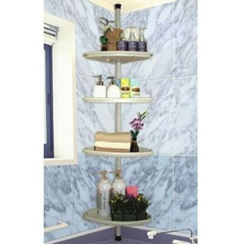 7js QN8T4Z2456 narrow corner bathroom shelf rack 4-tier (37029757)