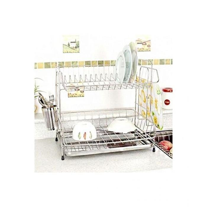 SevenJys QN69202256 special stainless steel sink drying rack 2-tier (37092138)