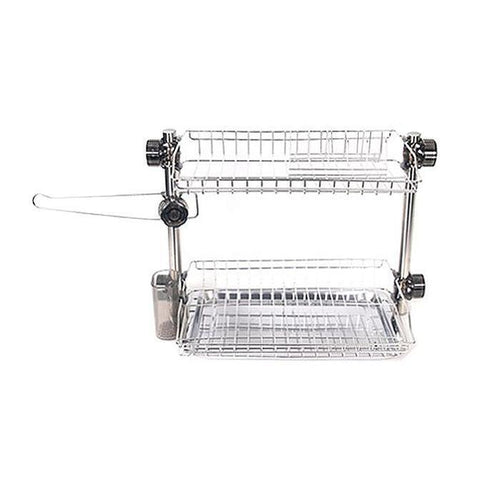 7js QN8SY7X156 kitchen sink rack stainless steel double-tier